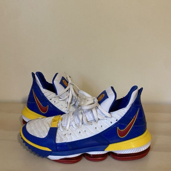 Nike Lebron 16 XVI ‘Superbron’ Red/White/Blue/ Yellow CD2451-100 Men’s Size 10.0 main image 6